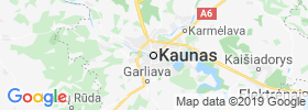 Kaunas map